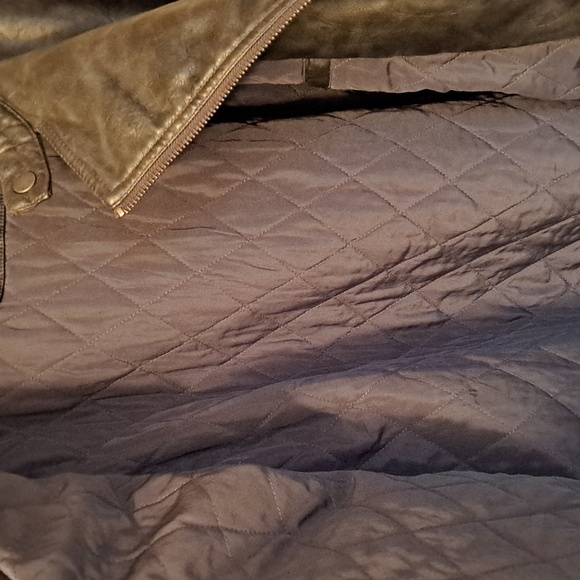 Levi Strauss Mens Jacket, Distressed Moto Style, Black (Faux Leather) L/XL - Picture 7 of 15